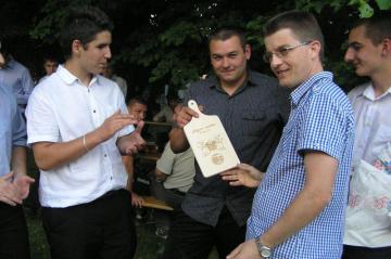 Druhé miesto vo varení guľášov Druhé miesto vo varení guľášov
