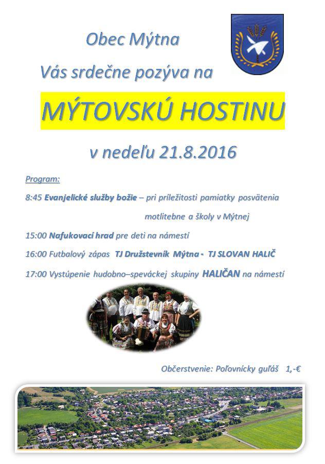 Fotogaléria Mýtovská hostina 2016 (17) Mýtovská hostina 2016