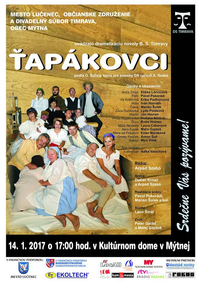Fotogaléria Divadelný súbor Timrava - Ťapákovci 2017 (8) Divadelný súbor Timrava - Ťapákovci 2017