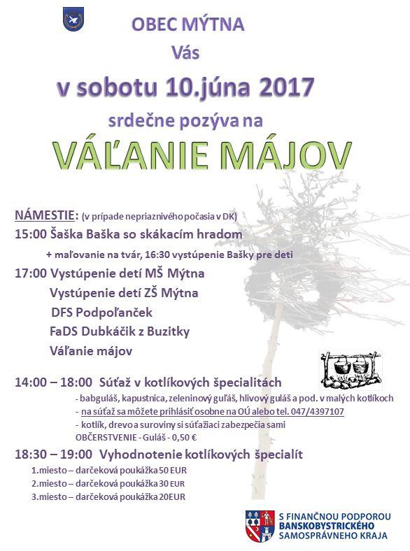 Fotogaléria Váľanie májov 2017 (11) Váľanie májov 2017